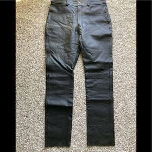Men’s leather-like pants size 36/32